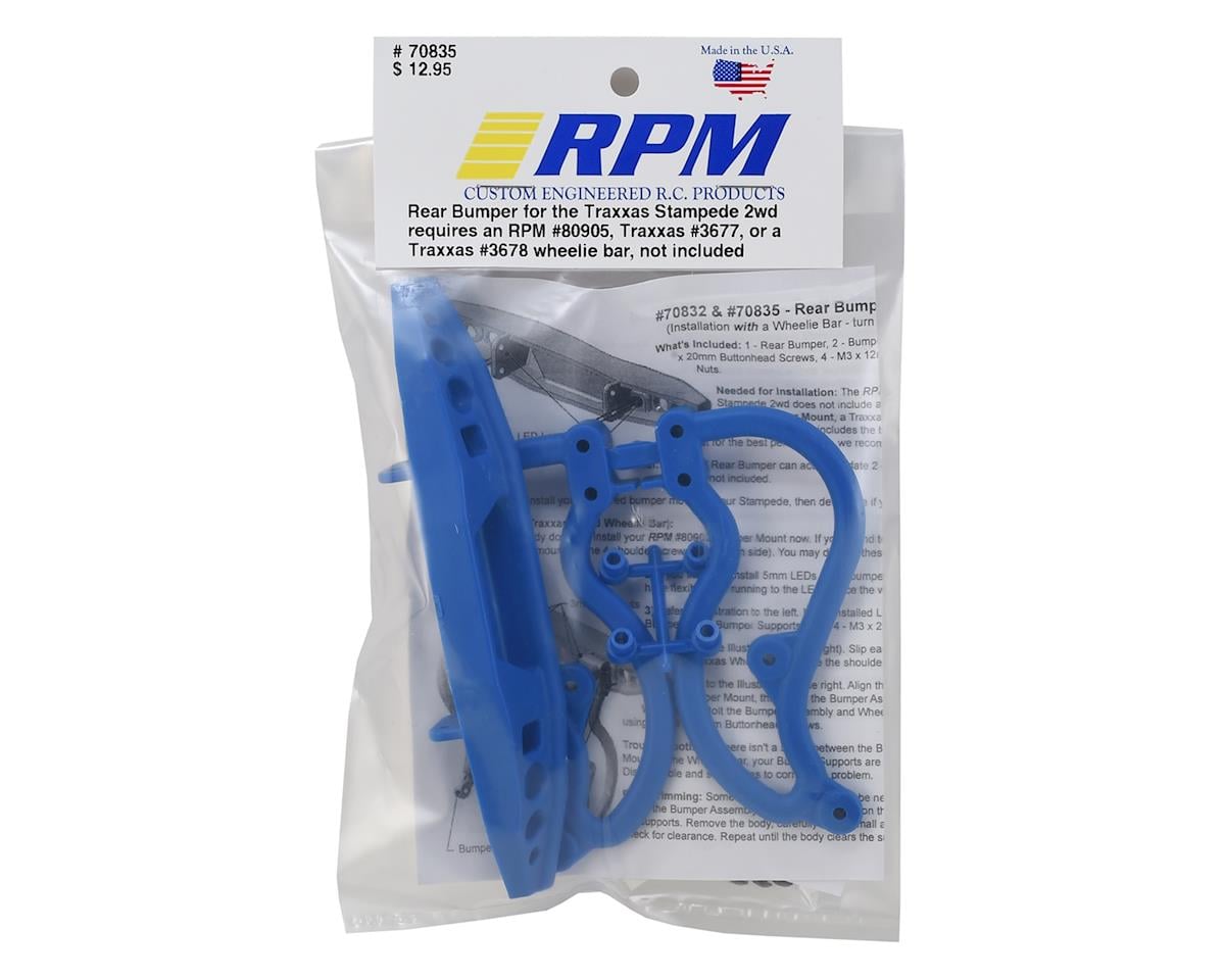 RPM Rear Bumper for Traxxas Stampede (Blue)