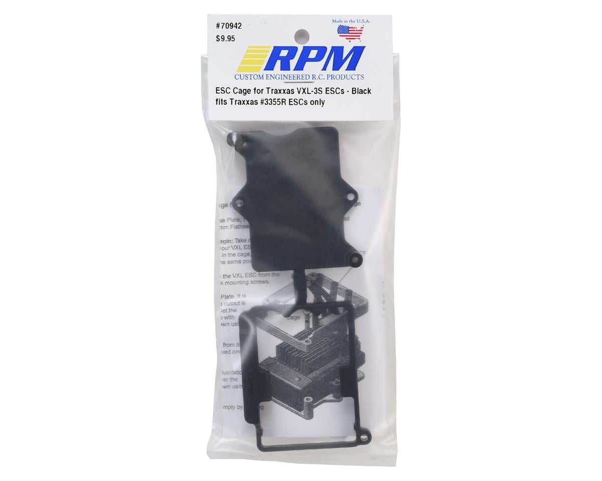RPM ESC Cage Protector for Traxxas VXL-3S ESC's (Black)