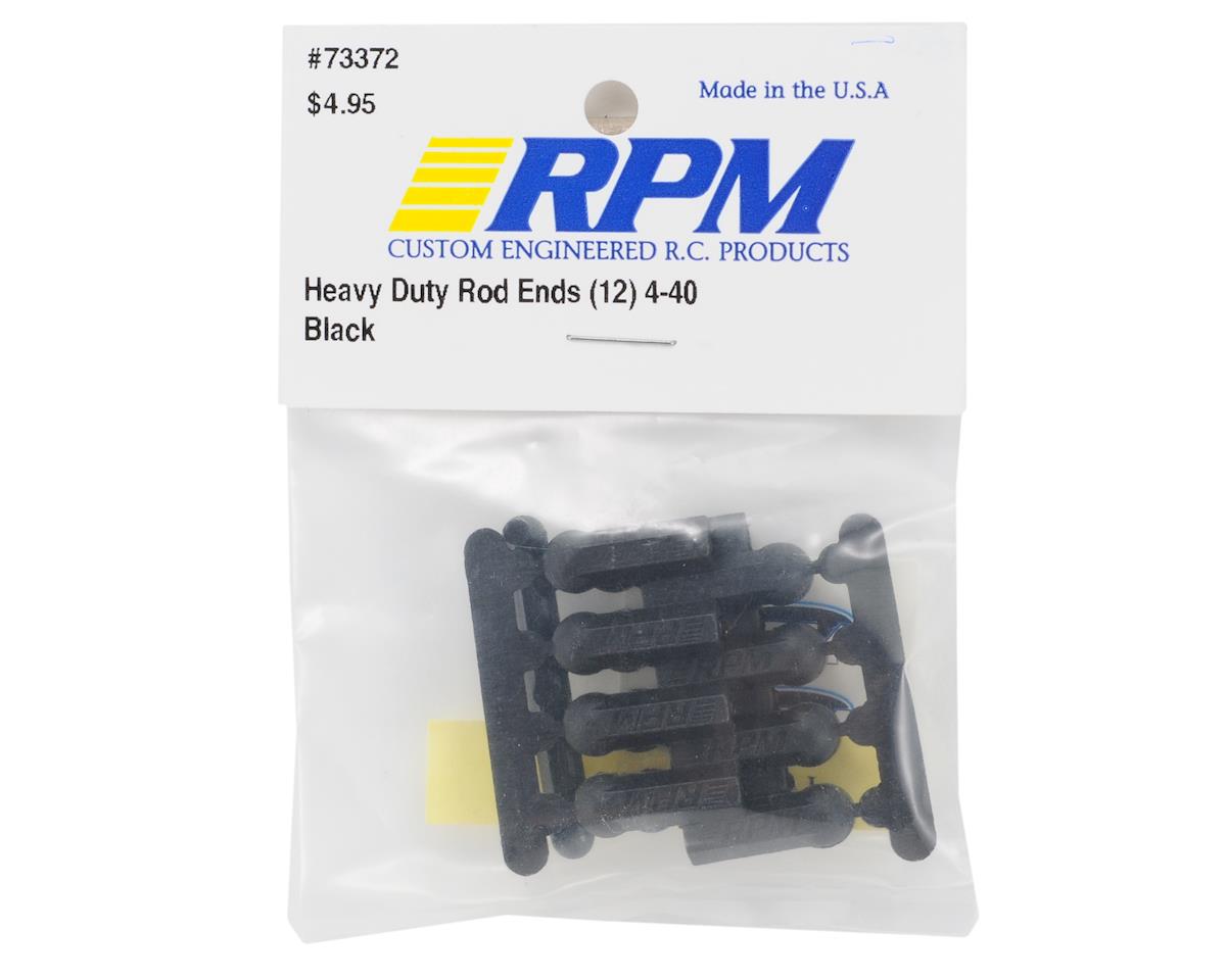RPM Heavy Duty 4-40 Rod Ends (Black) (12)