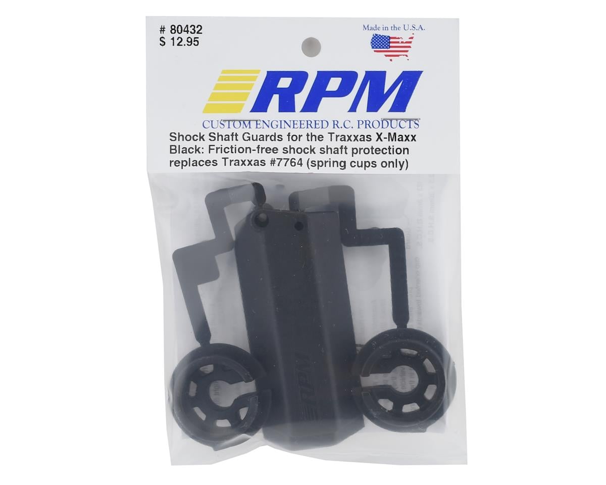 RPM Traxxas X-Maxx Shock Shaft Guards (Black)