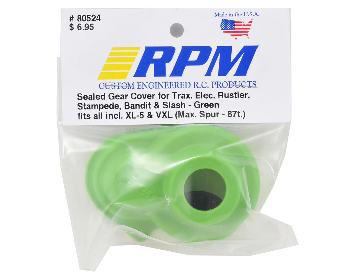 RPM Gear Cover for Traxxas 2WD Chassis (Green)