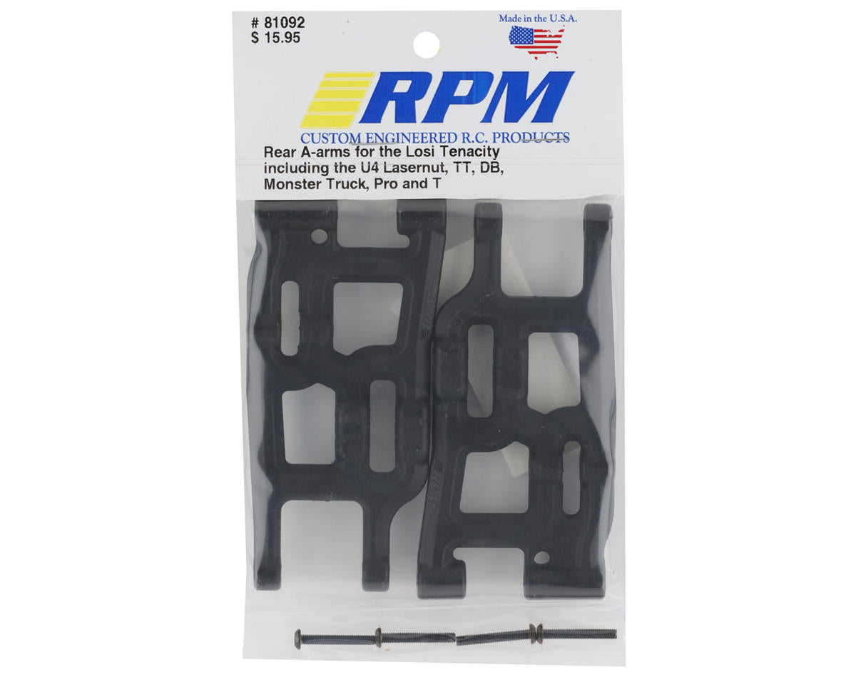 RPM Losi Tenacity/Lasernut Rear A-Arm (Black) (2)