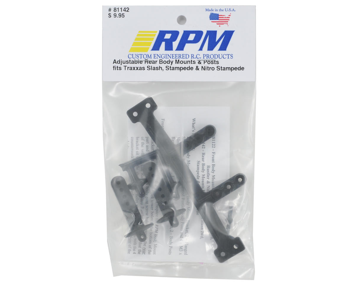 RPM Adjustable Rear Body Mount for Traxxas