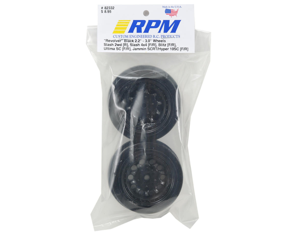 RPM Spline Drive Rear "Revolver" Short Course Wheels for Traxxas Slash