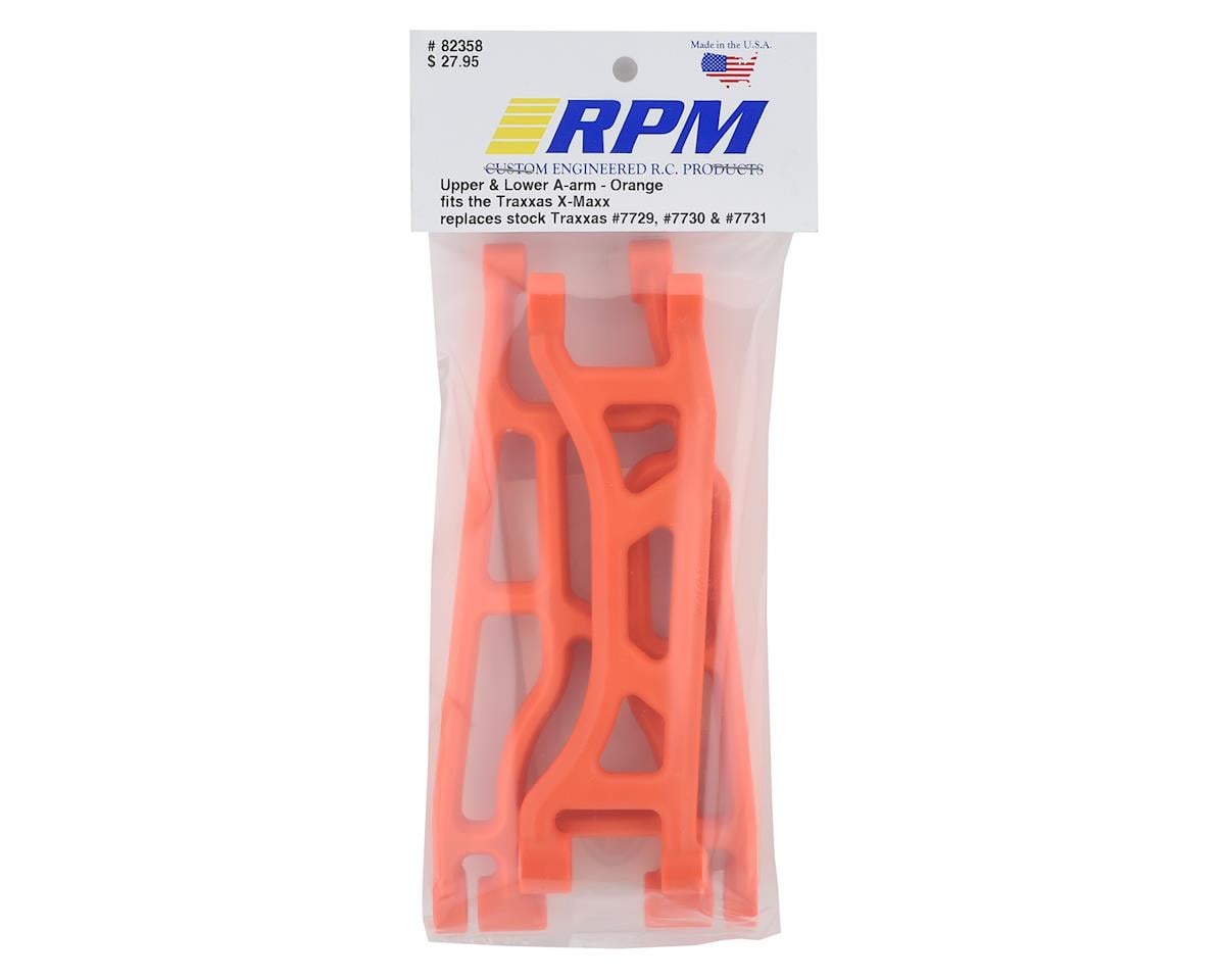 RPM Traxxas X-Maxx Upper & Lower A-Arms (Orange)