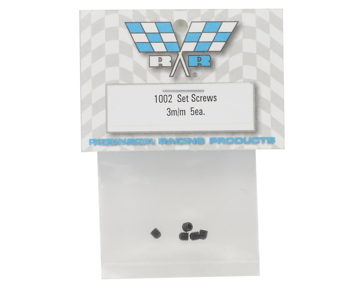 Robinson Racing 3mm Set Screws (5)