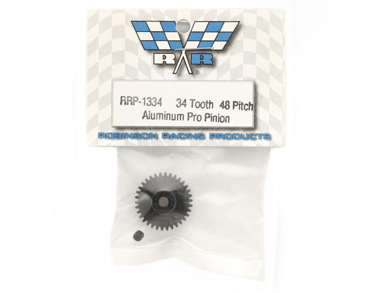 Robinson Racing "Aluminum Pro" 48P Pinion Gear (3.17mm Bore) (34T)