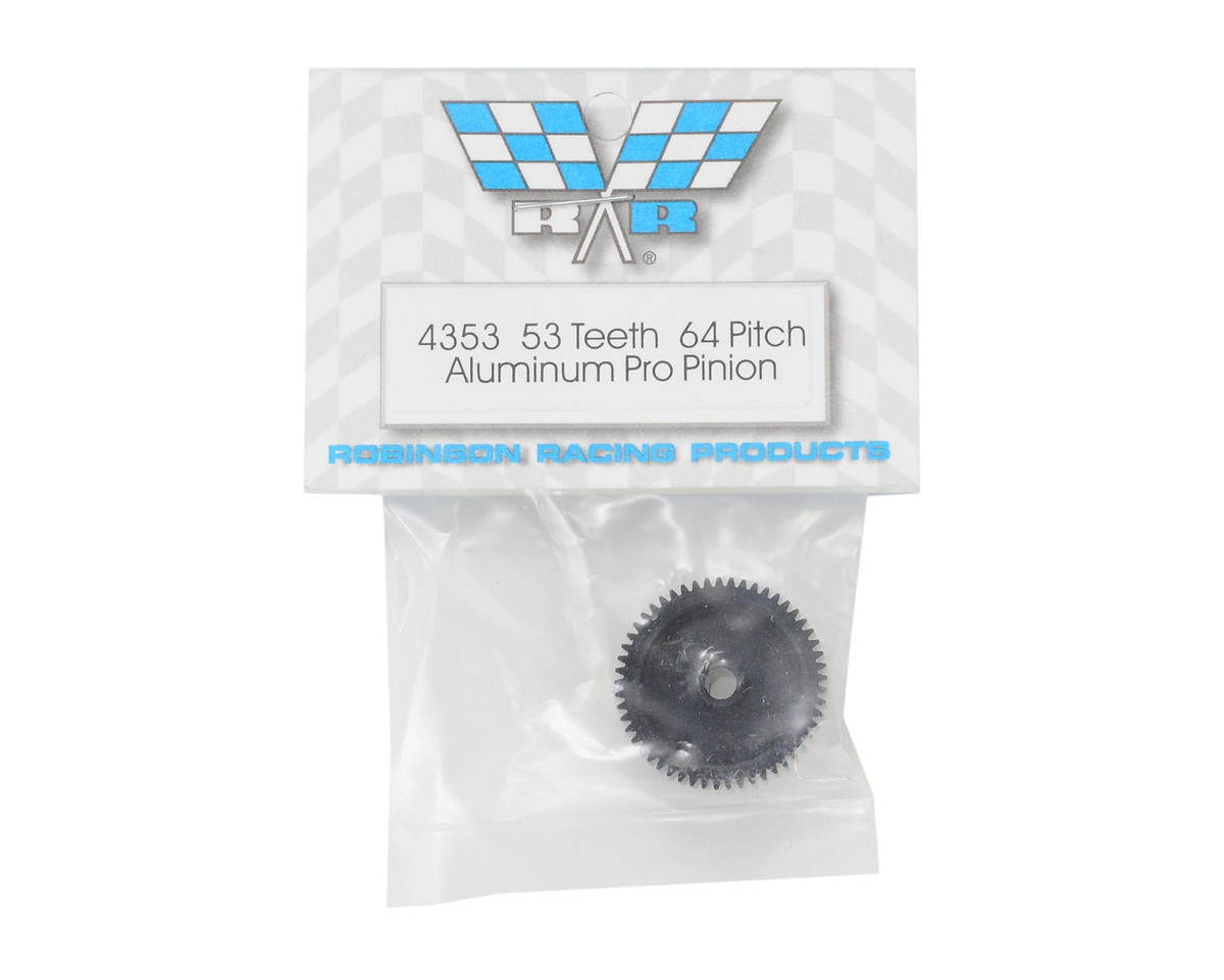 Robinson Racing "Aluminum Pro" 64P Pinion Gear (53T)