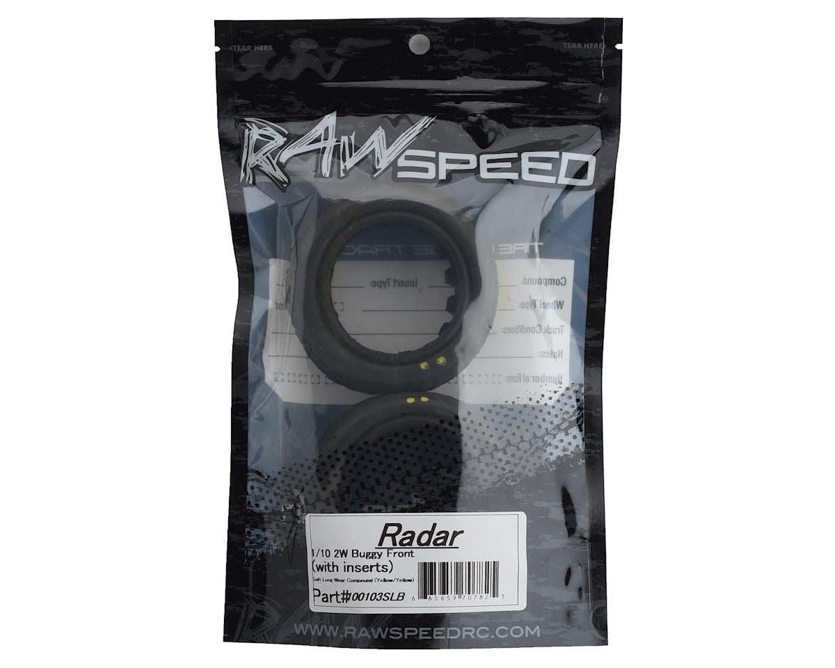 Raw Speed RC Radar 2.2" 1/10 2WD Front Buggy Tires (2) (Soft - Long Wear)