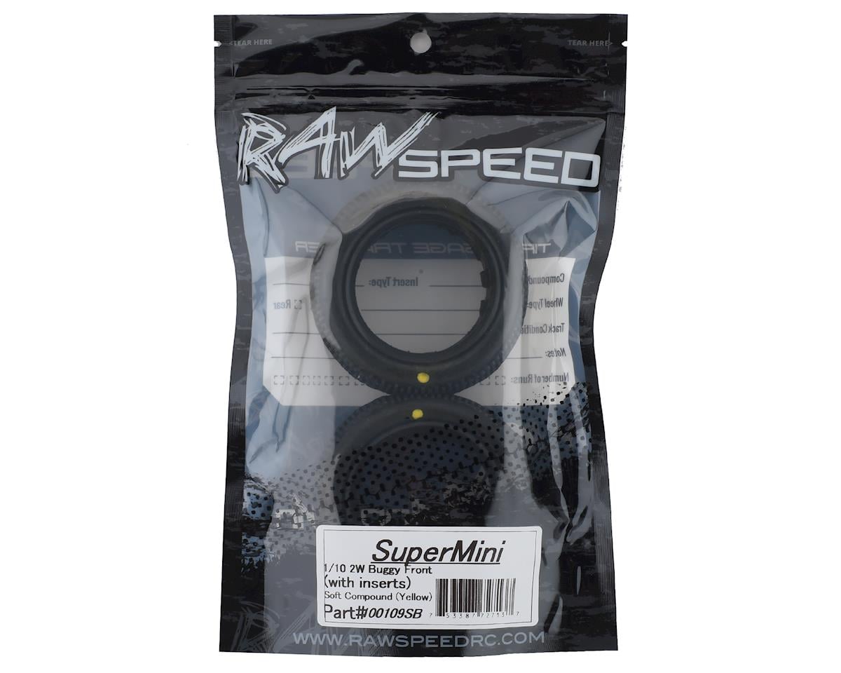 Raw Speed RC SuperMini 2.2" 1/10 2WD Front Buggy Tires (2) (Soft)