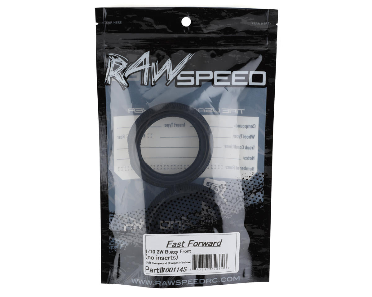 Raw Speed RC Fast Forward 1/10 2WD Buggy Front Tires (2) (Soft)