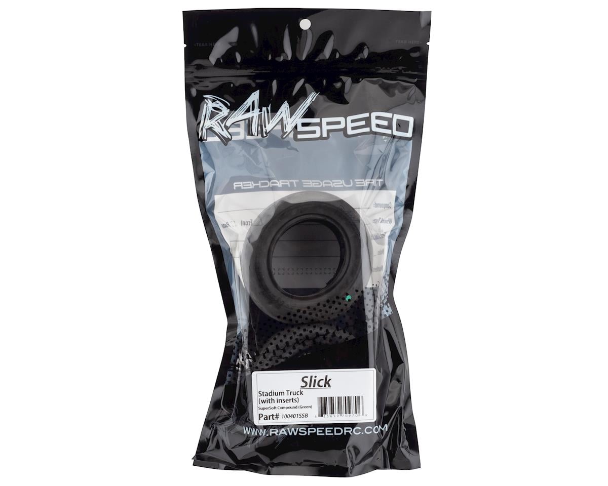 Raw Speed RC Slick 2.2 Stadium Truck Tire (2) (Super Soft)