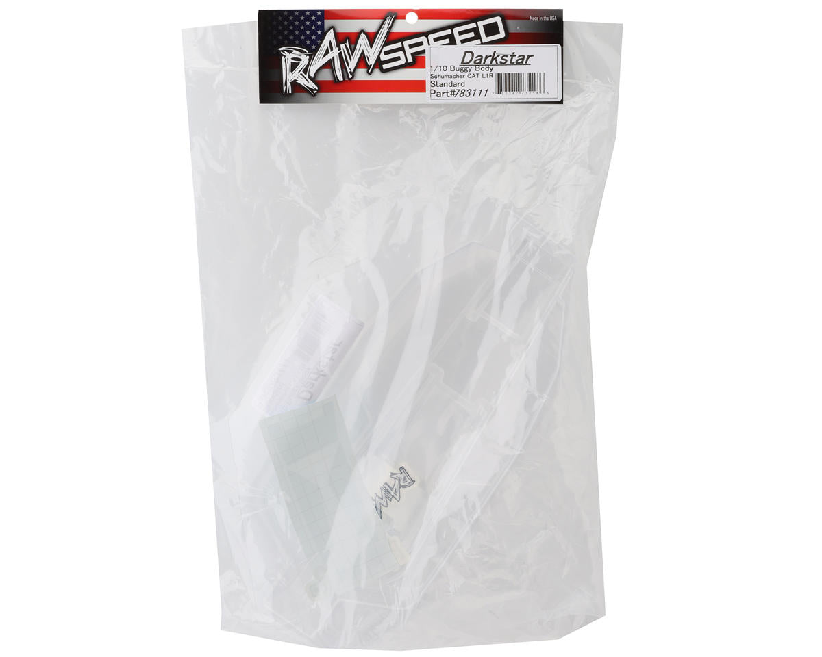 Raw Speed RC Schumacher L1R Darkstar 1/10 Buggy Body (Clear)
