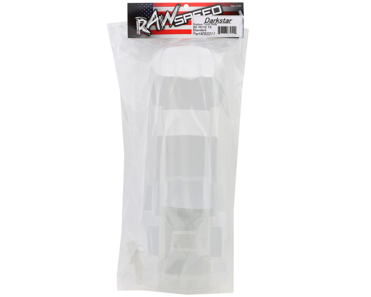 Raw Speed RC Team Associated RC10T6.4 Darkstar 1/10 Stadium Truck Body (Clear)