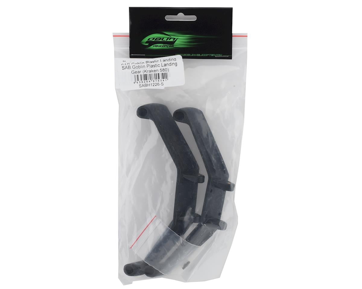 SAB Goblin Plastic Landing Gear (Black) (Kraken 580)