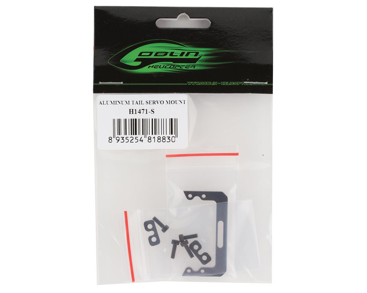 SAB Goblin Aluminum Tail Servo Mount (Raw 420)