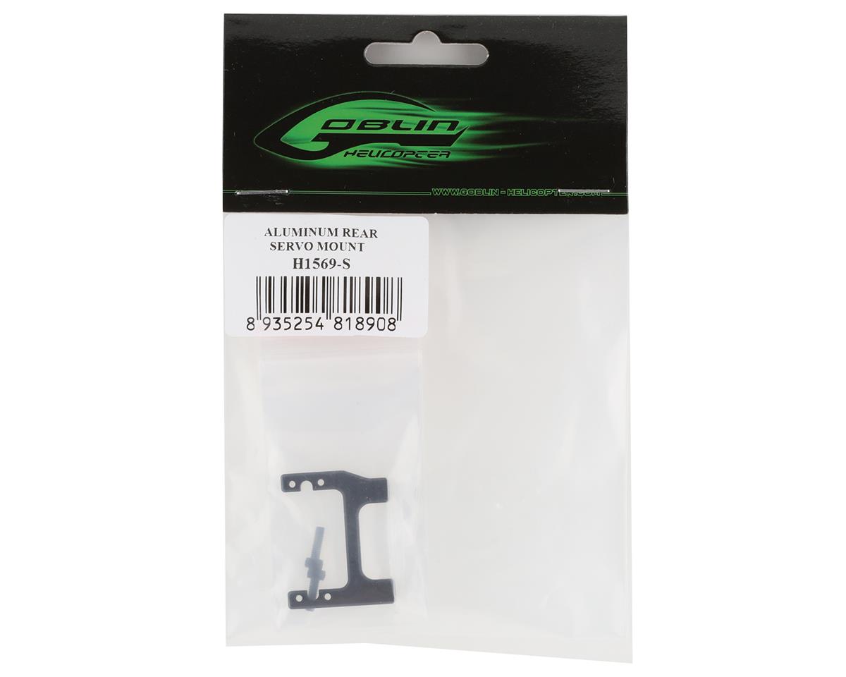 SAB Goblin Aluminum Rear Servo Mount (Raw 420)