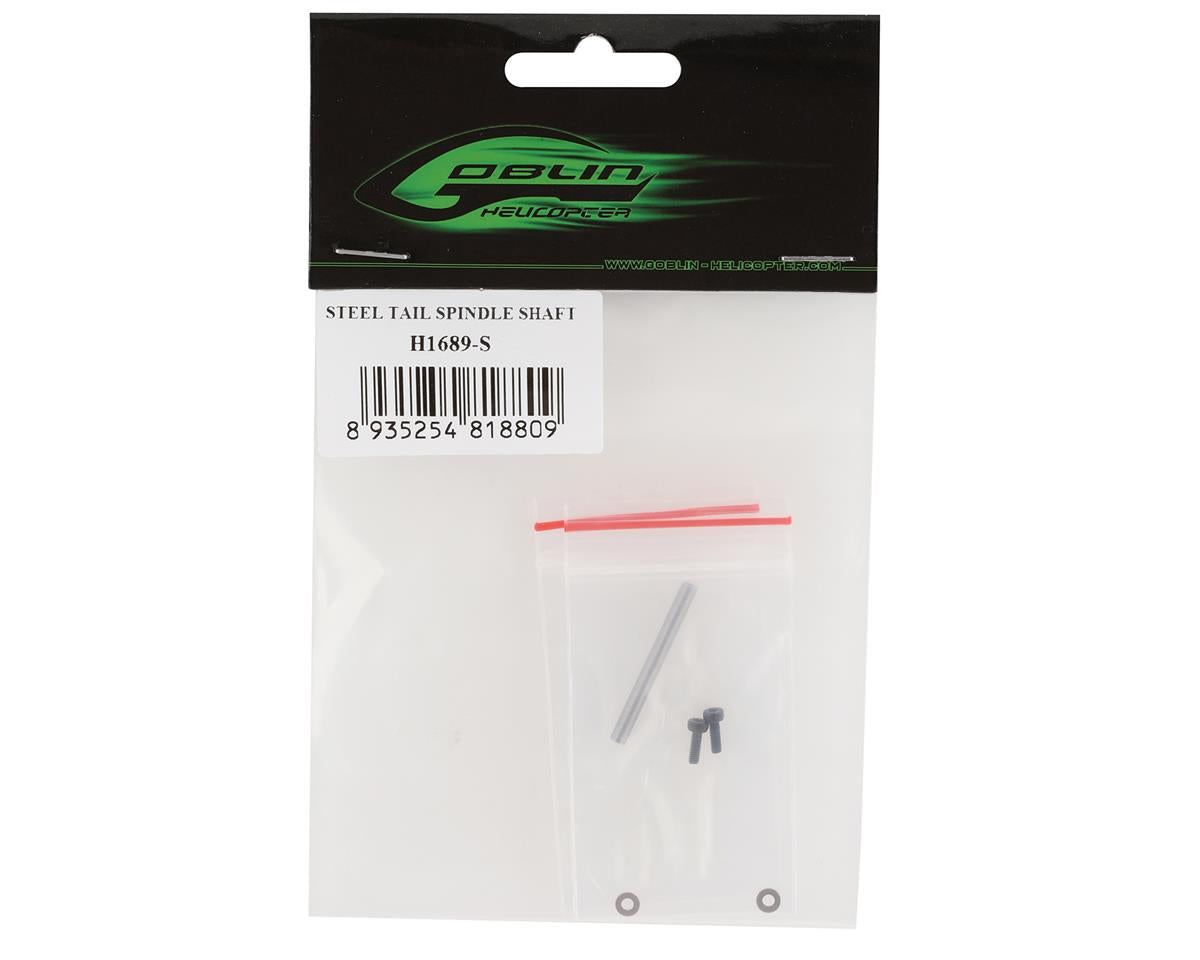 SAB Goblin Steel Tail Spindle Shaft (Raw 420)