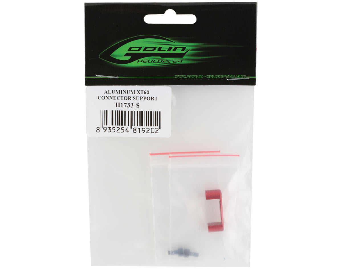 SAB Goblin Aluminum XT60 Connector Support (Red)