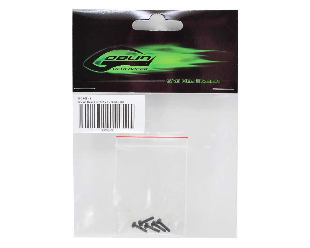 SAB Goblin 2x8mm Cap Head Screw (5)