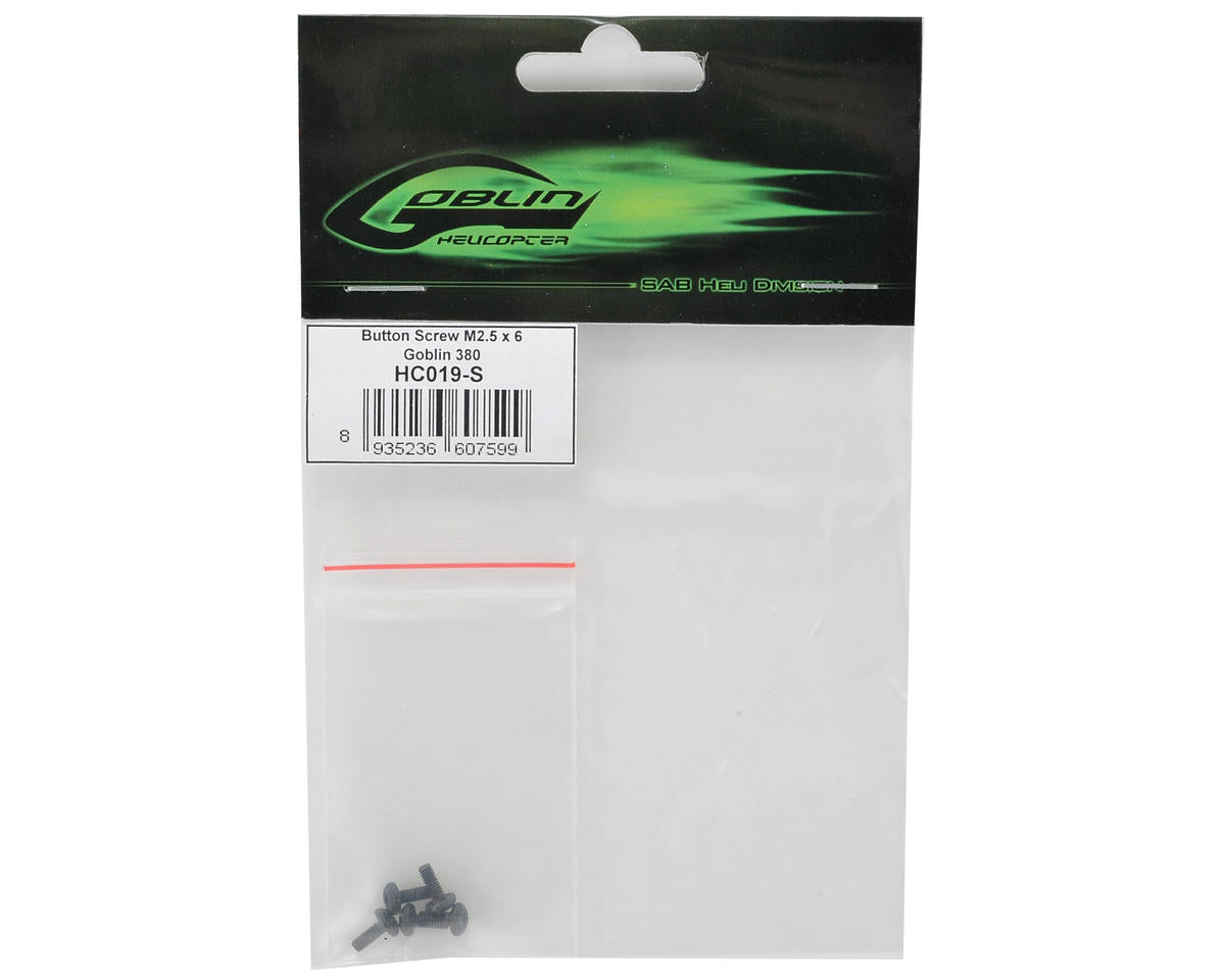 SAB Goblin 2.5x6mm Socket Head Cap Hex Screw (5)
