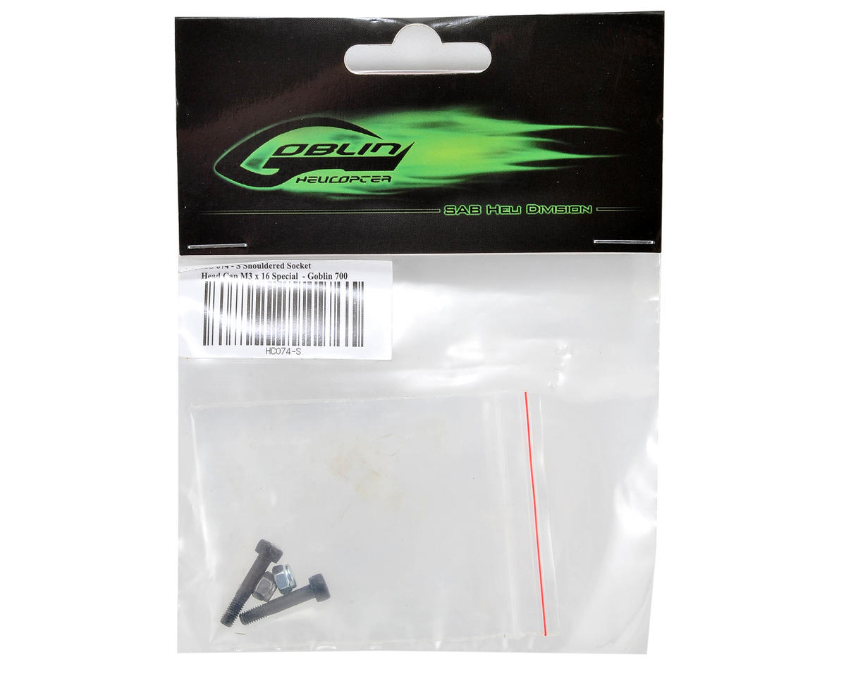 SAB Goblin 3x16mm Special Shouldered Cap Head Screw w/Locknut (2)