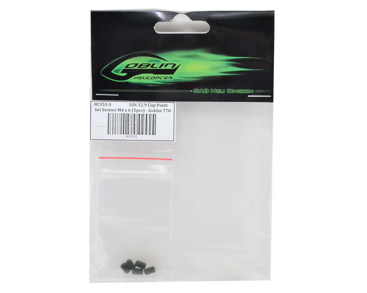SAB Goblin 4x6mm Cup Point Set Screw (5)