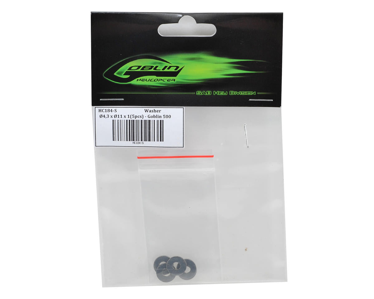 SAB Goblin 4.3x11x1mm Washer (5)