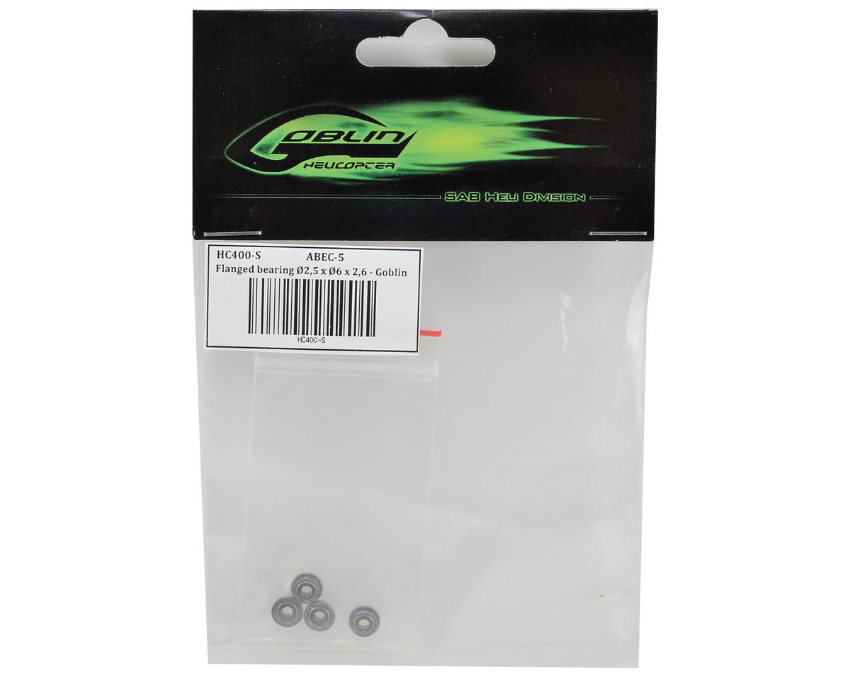 SAB Goblin 2.5x6x2.6mm Flanged Bearing (4)