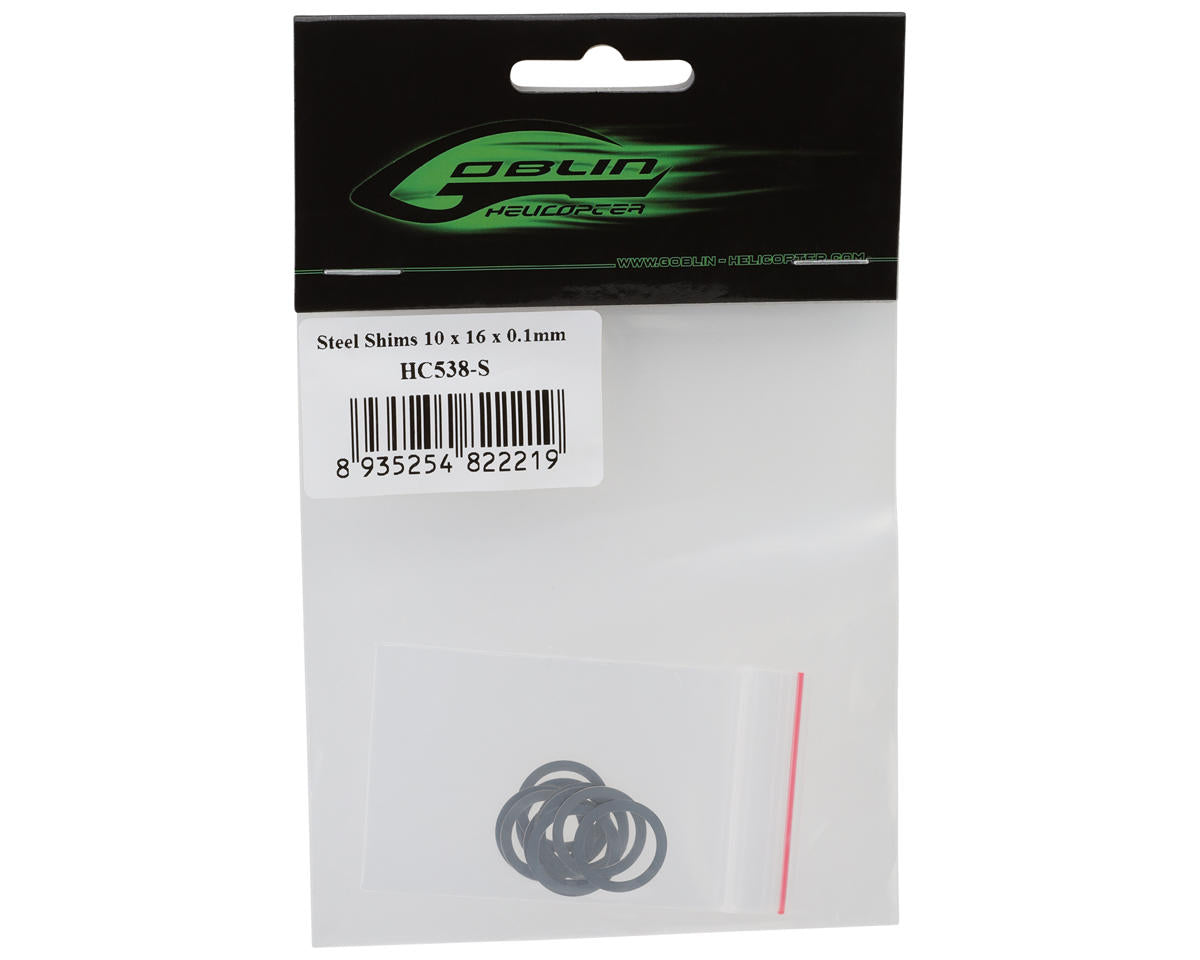 SAB Goblin 12.1x16x0.1mm Steel Shims (10) (ilGoblin Pro/Raw 700)