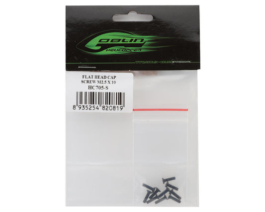 SAB Goblin 2.5x10mm Flat Head Screws (10)