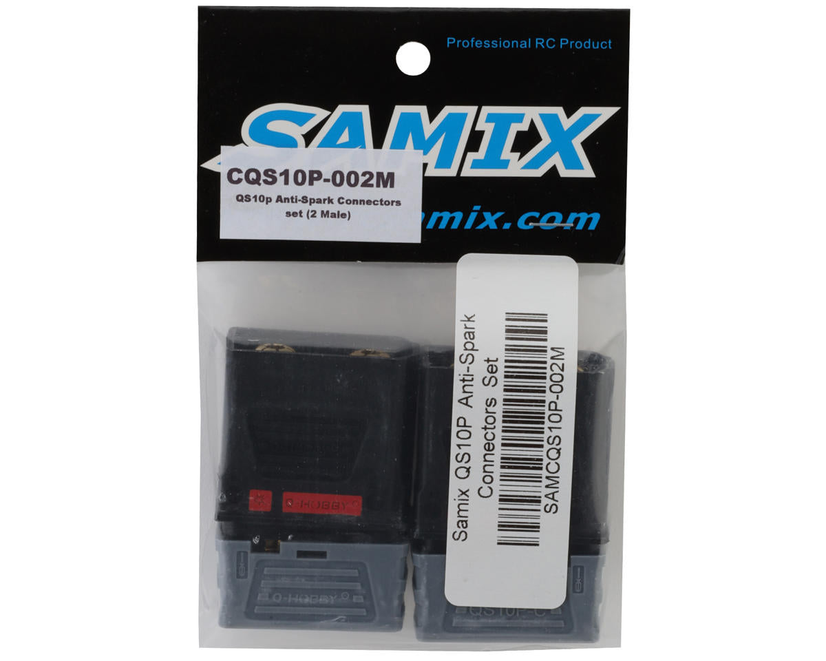 Samix QS10P Anti-Spark Connectors (Black) (2 Male)