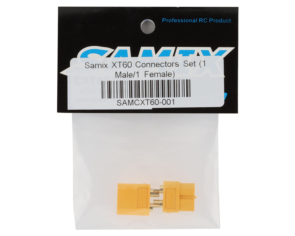 Samix XT60 Connectors Set (1 Male/1 Female)