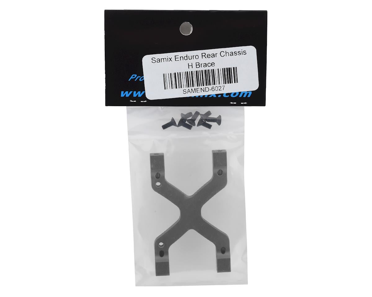 Samix Enduro/SCX10 II Rear Chassis H Brace (Grey)