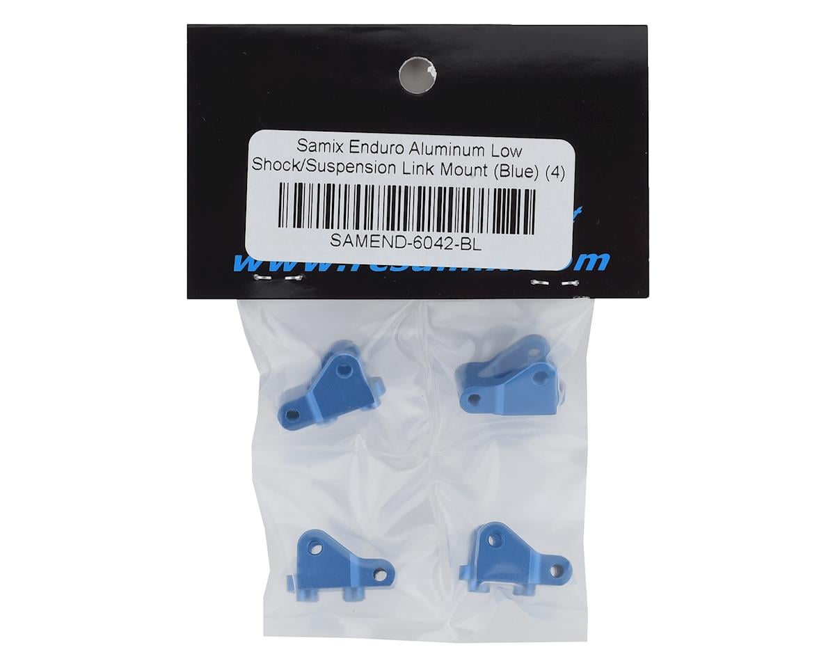 Samix Enduro Aluminum Low Shock/Suspension Link Mount (Blue) (4)