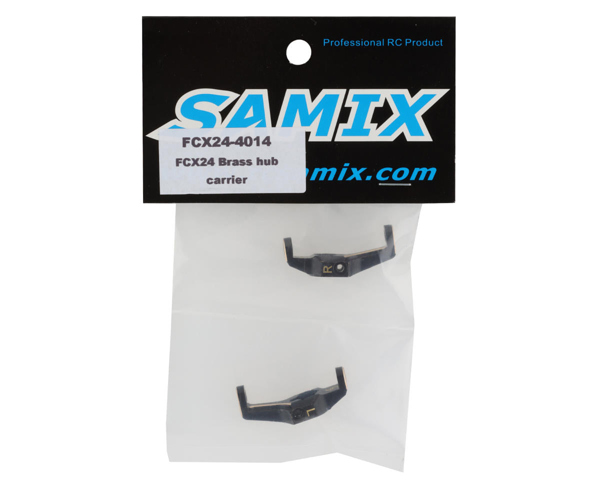 Samix FCX24 Brass Hub Carrier Set (Black) (2) (13g)
