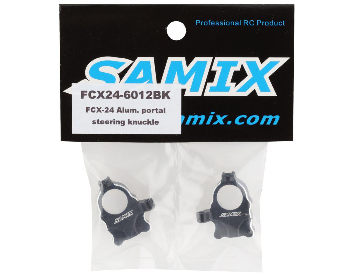 Samix FCX24 Aluminum Steering Knuckle (Black)