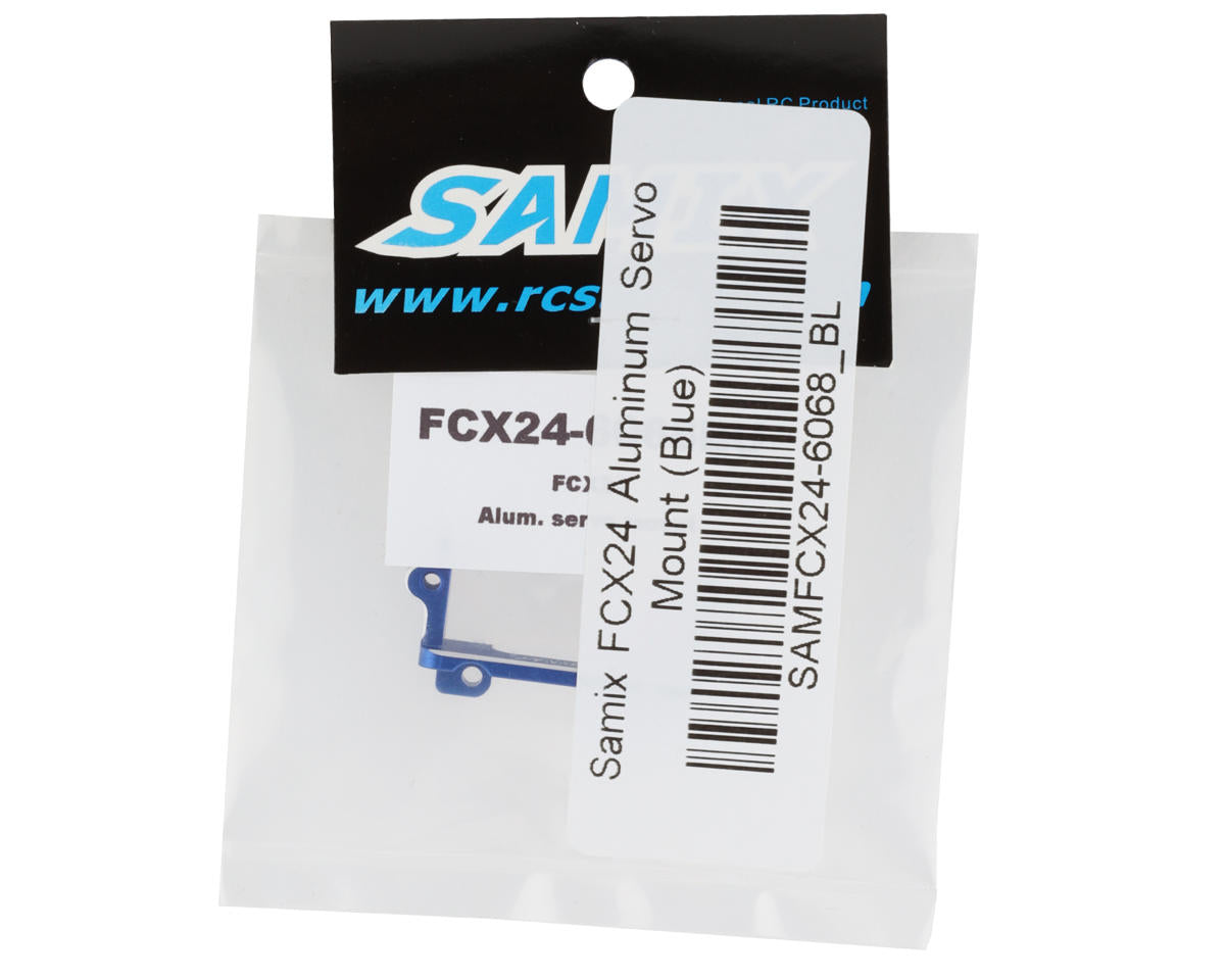 Samix FCX24 Aluminum Servo Mount (Blue)