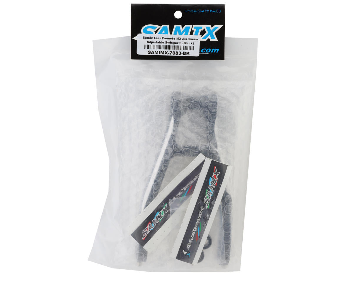 Samix Losi Promoto MX Aluminum Adjustable Swingarm (Black)