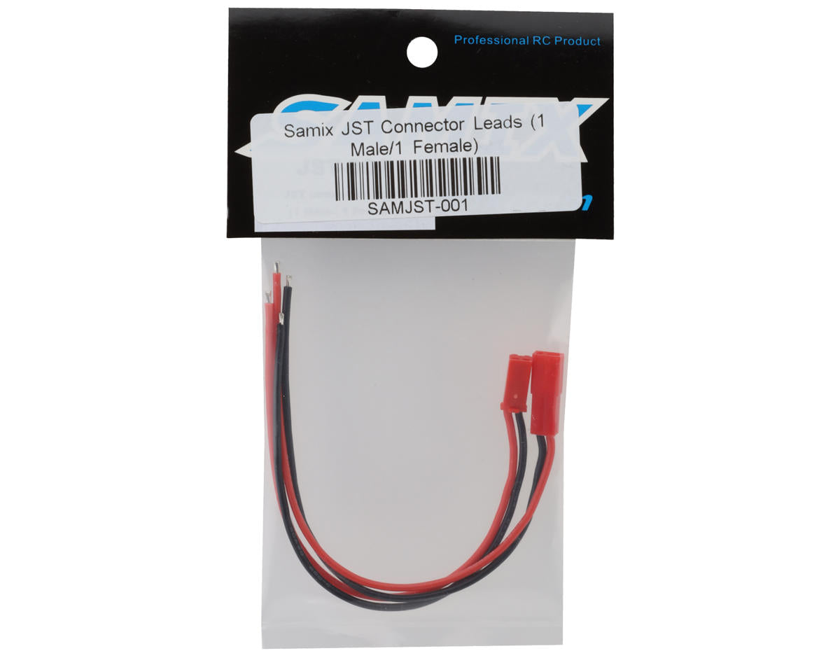 Samix JST Connector Leads (1 Male/1 Female)