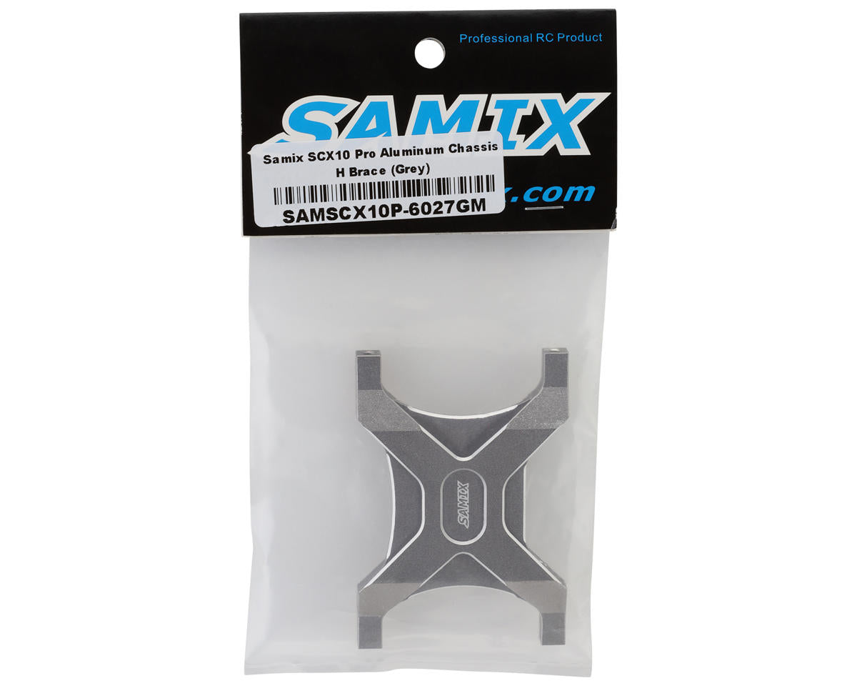 Samix SCX10 Pro Aluminum Chassis "H" Brace (Grey)