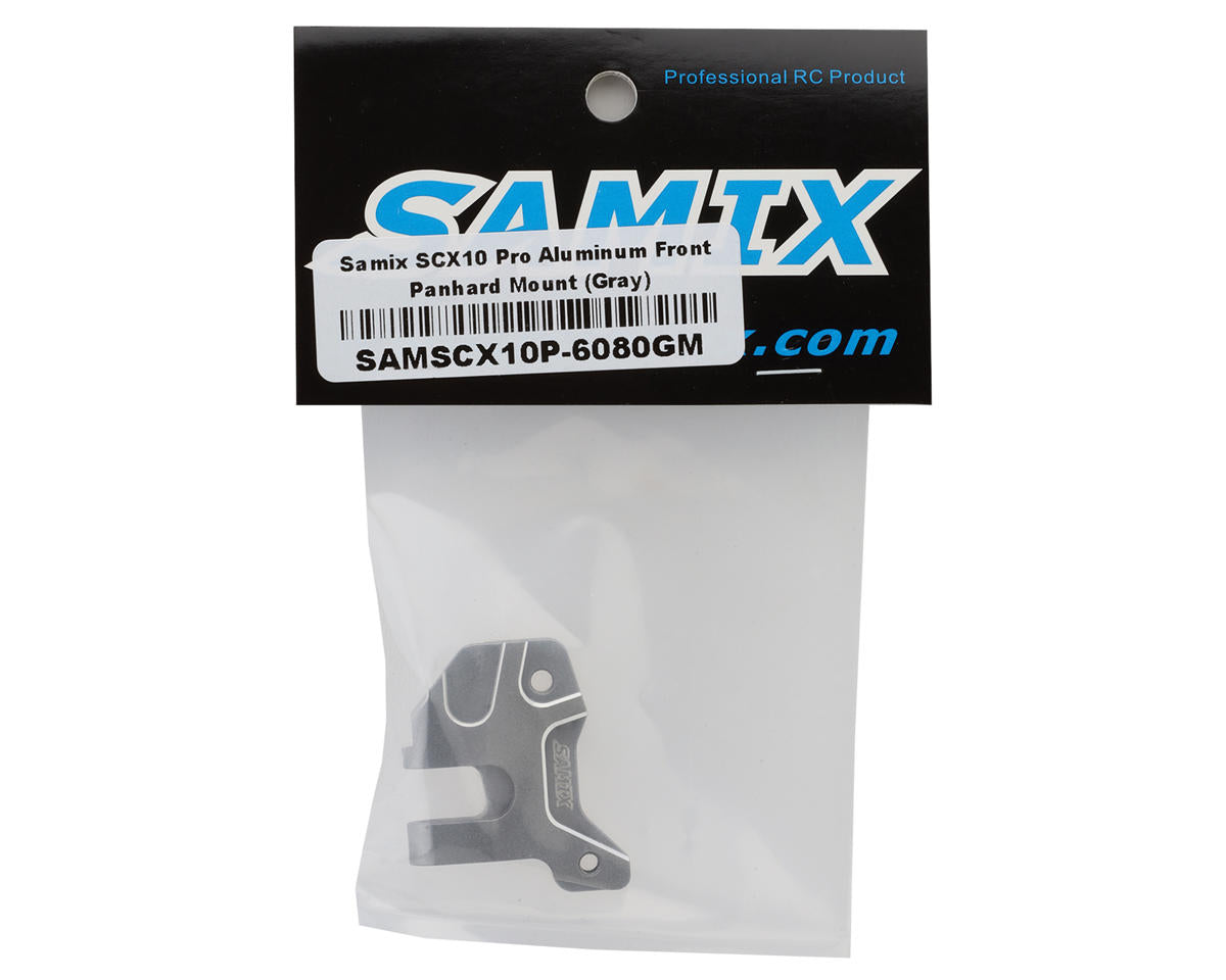 Samix SCX10 Pro Aluminum Front Panhard Mount (Grey)