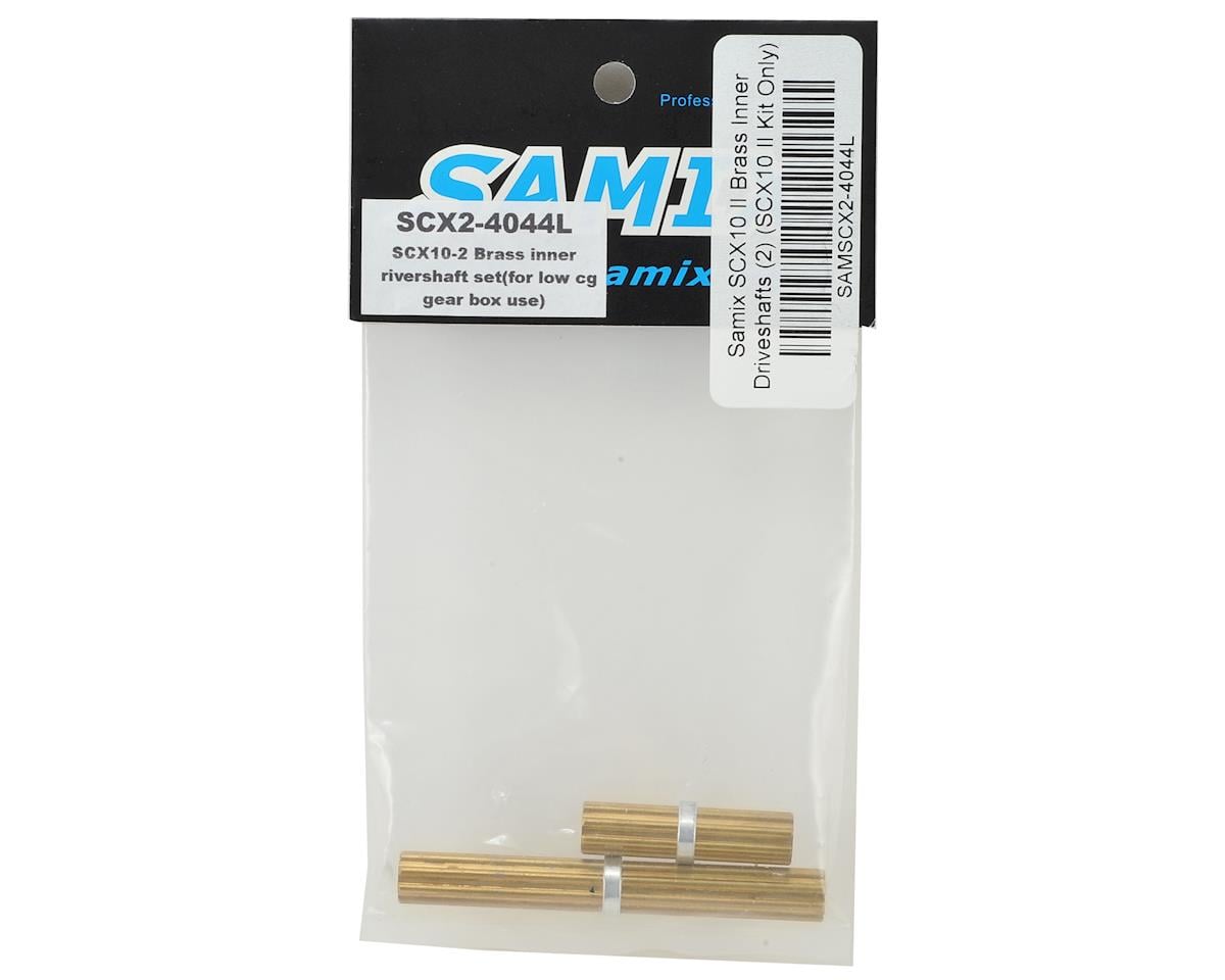 Samix SCX10 II Brass Inner Driveshafts (2) (SCX10 II Kit Only)