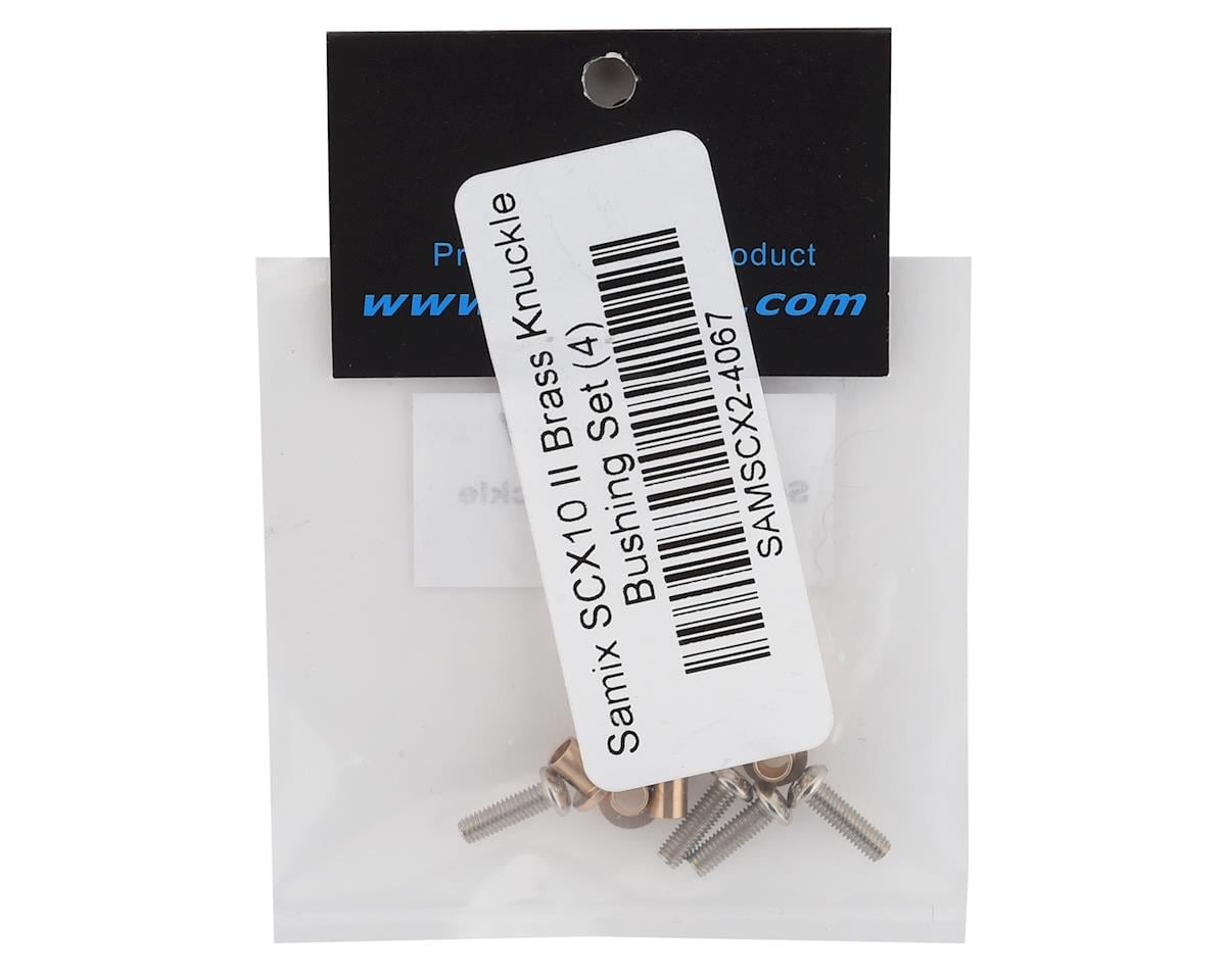 Samix SCX10 II Brass Knuckle Bushing Set (4)
