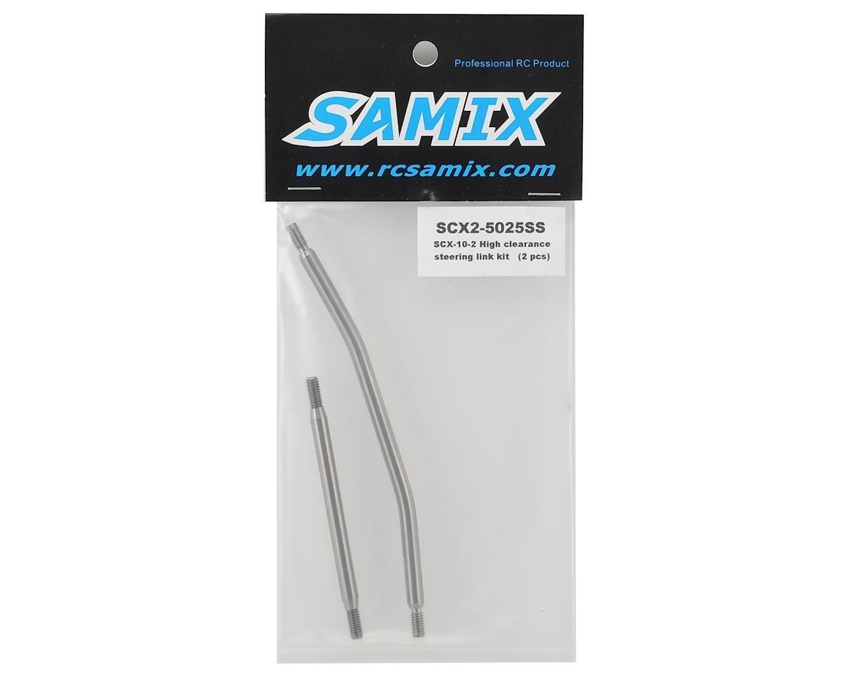 Samix SCX10 II Titanium Standard Steering Link Kit (2)