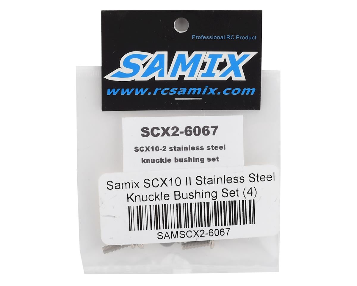 Samix SCX10 II Stainless Steel Knuckle Bushing Set (4)