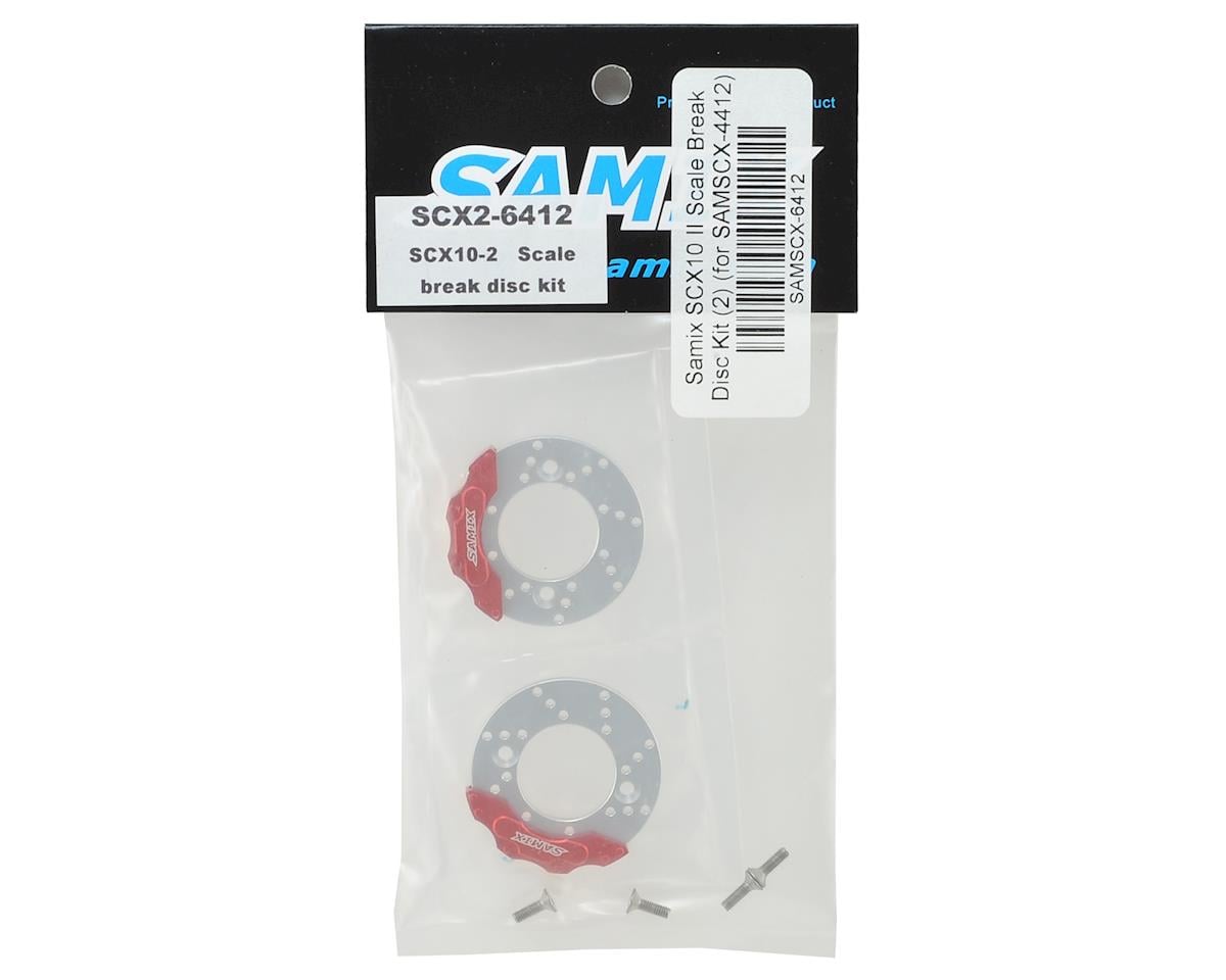 Samix SCX10 II Scale Brake Rotor & Caliper Kit (2) (for SAMSCX-4412)