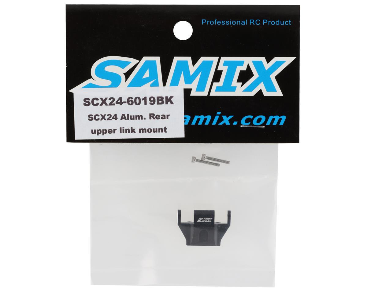 Samix SCX24 Aluminum Rear Upper Link Mount (Black)