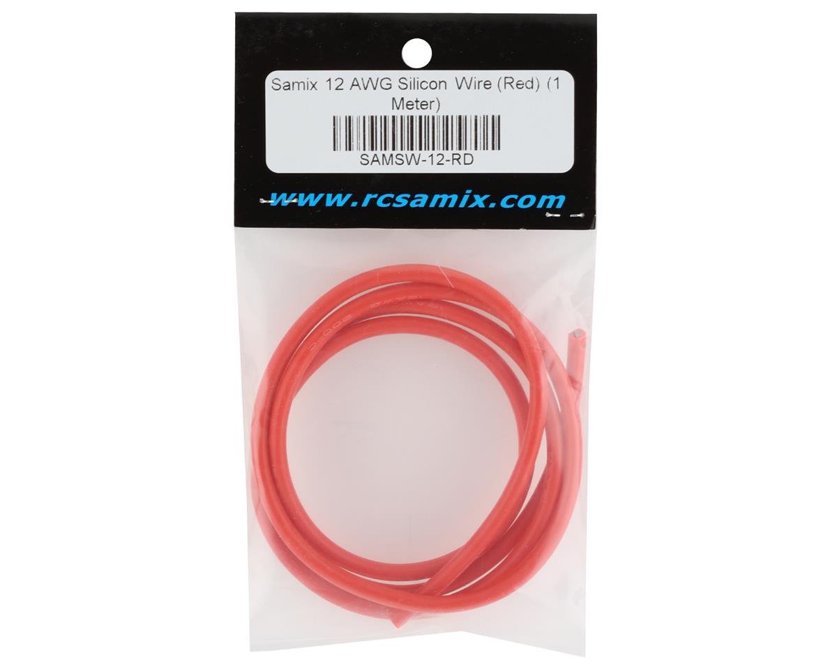 Samix Silicon Wire (Red) (1 Meter) (12AWG)