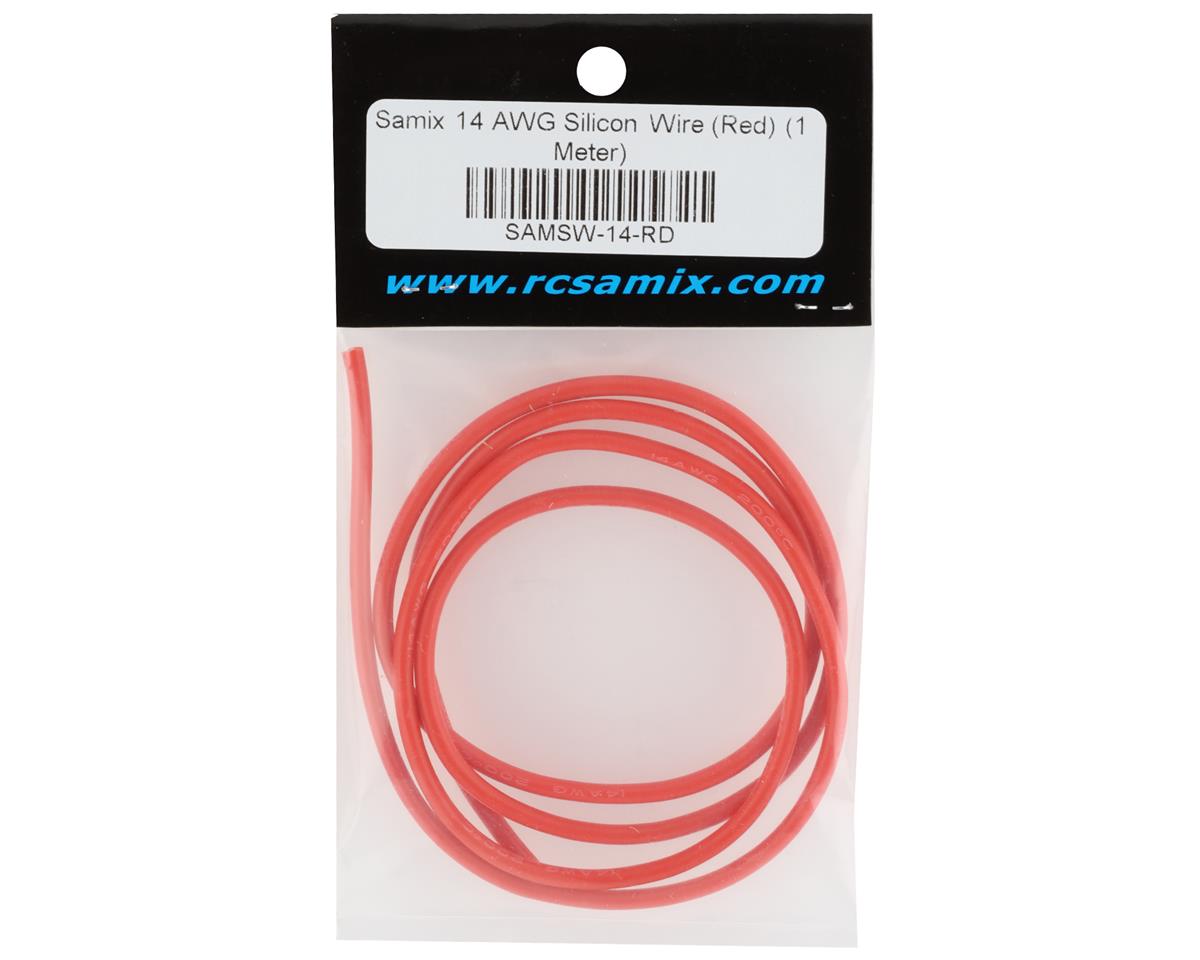 Samix Silicon Wire (Red) (1 Meter) (14AWG)